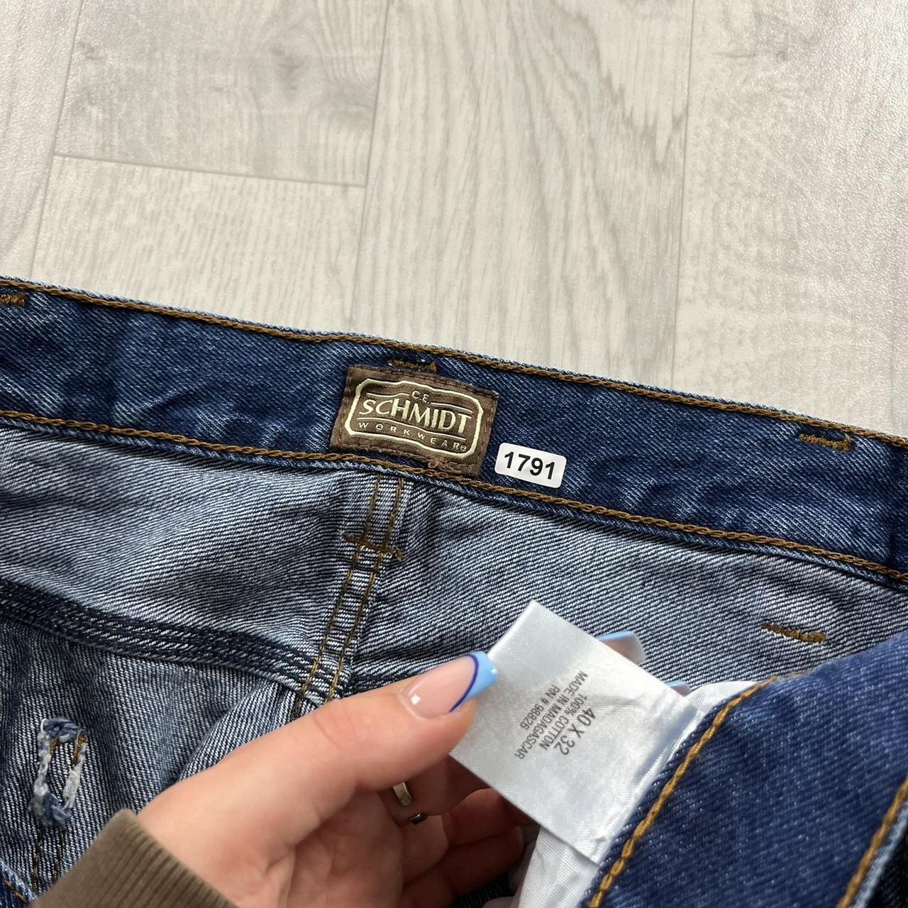 VINTAGE SCHMIDT BAGGY CARPENTER JEANS BLUE
