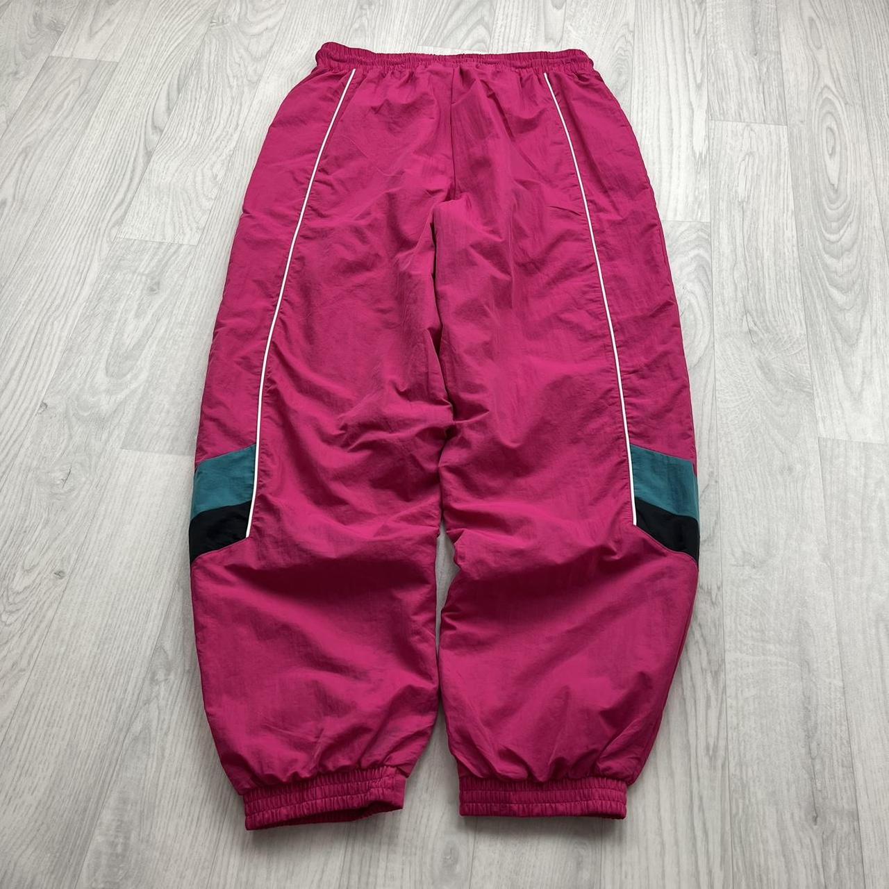 ADIDAS BAGGY TRACKSUIT BOTTOMS PINK