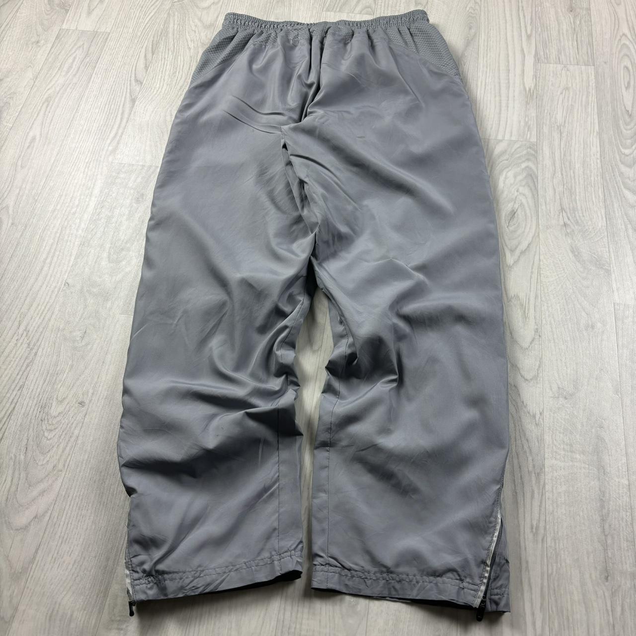VINTAGE Y2K STARTER BAGGY TRACKSUIT BOTTOMS GREY
