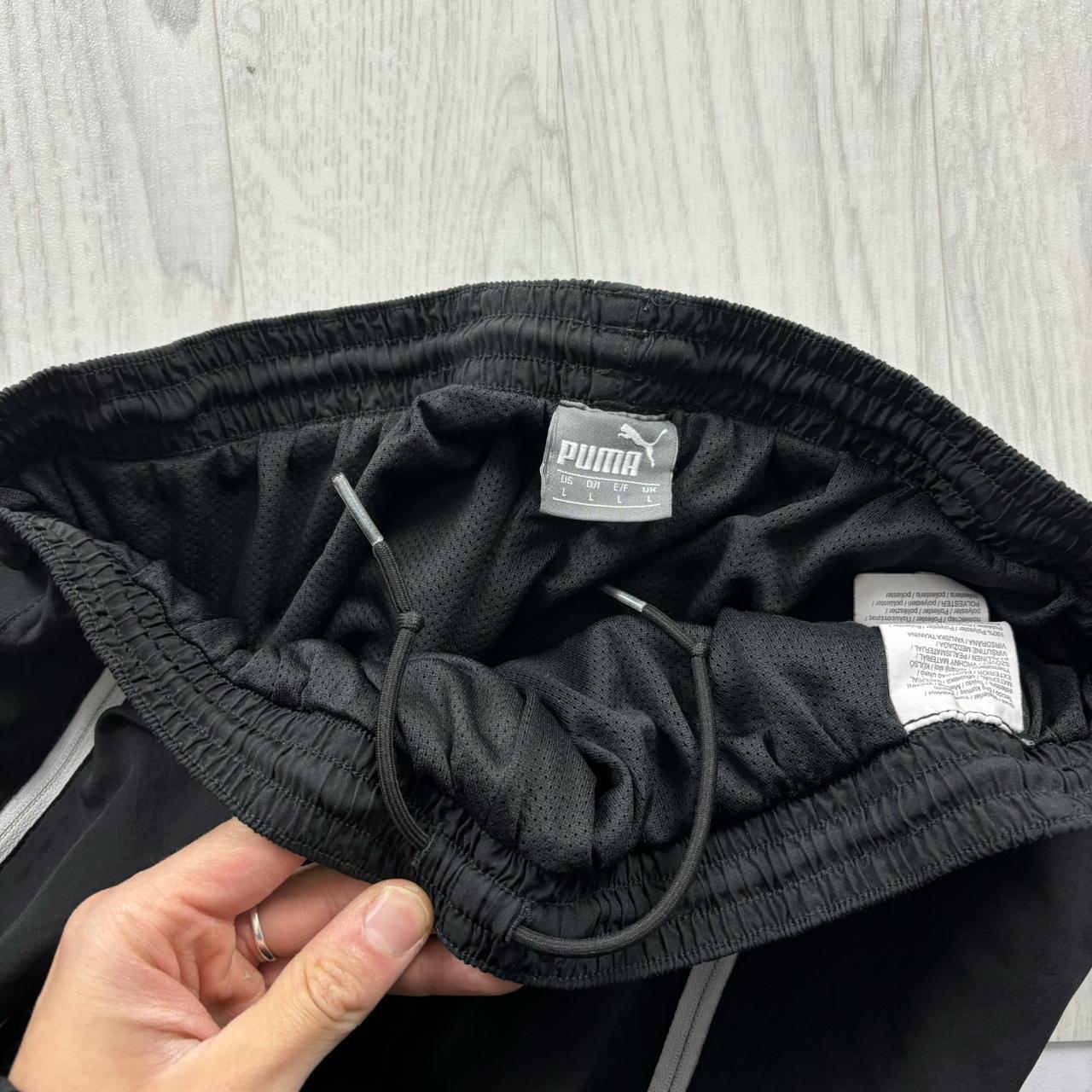 VINTAGE Y2K PUMA BAGGY TRACKSUIT BOTTOMS BLACK