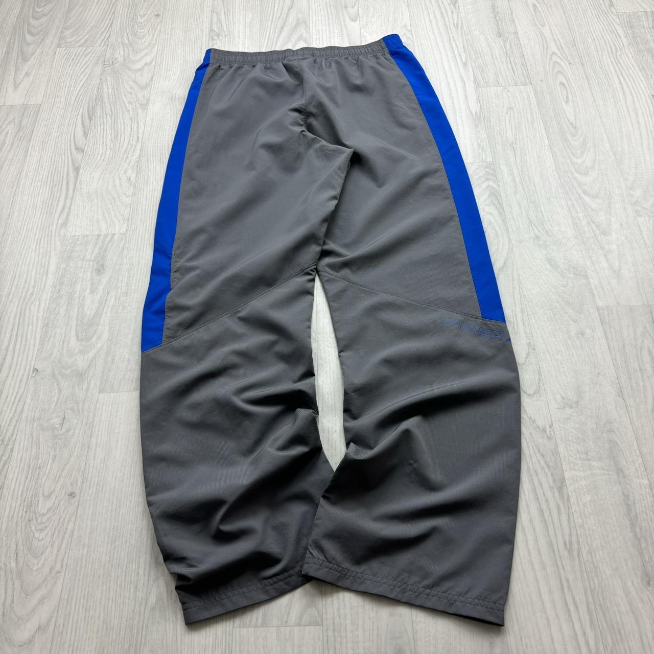 VINTAGE Y2K UNDER ARMOUR BAGGY TRACKSUIT BOTTOMS GREY