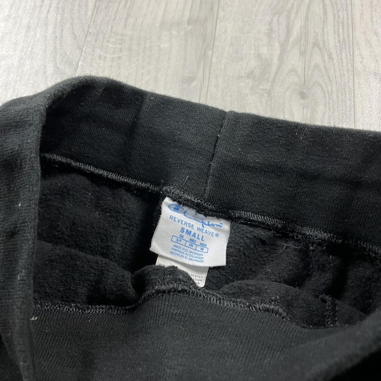 VINTAGE 00s CHAMPION COTTON SWEATPANTS BLACK
