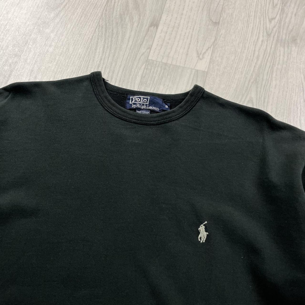 VINTAGE Y2K POLO RALPH LAUREN SWEATSHIRT BLACK