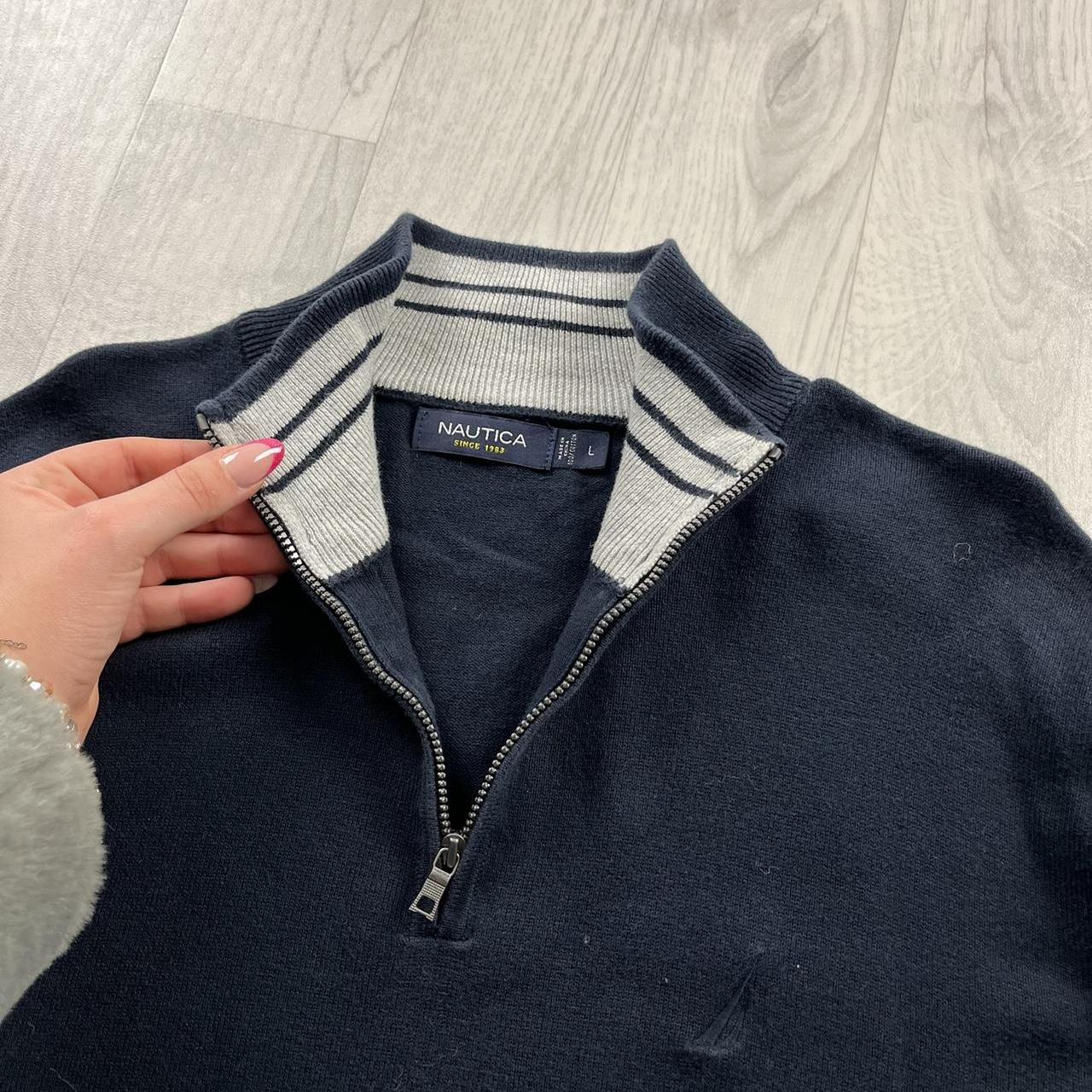 VINTAGE Y2K NAUTICA KNITTED JUMPER NAVY