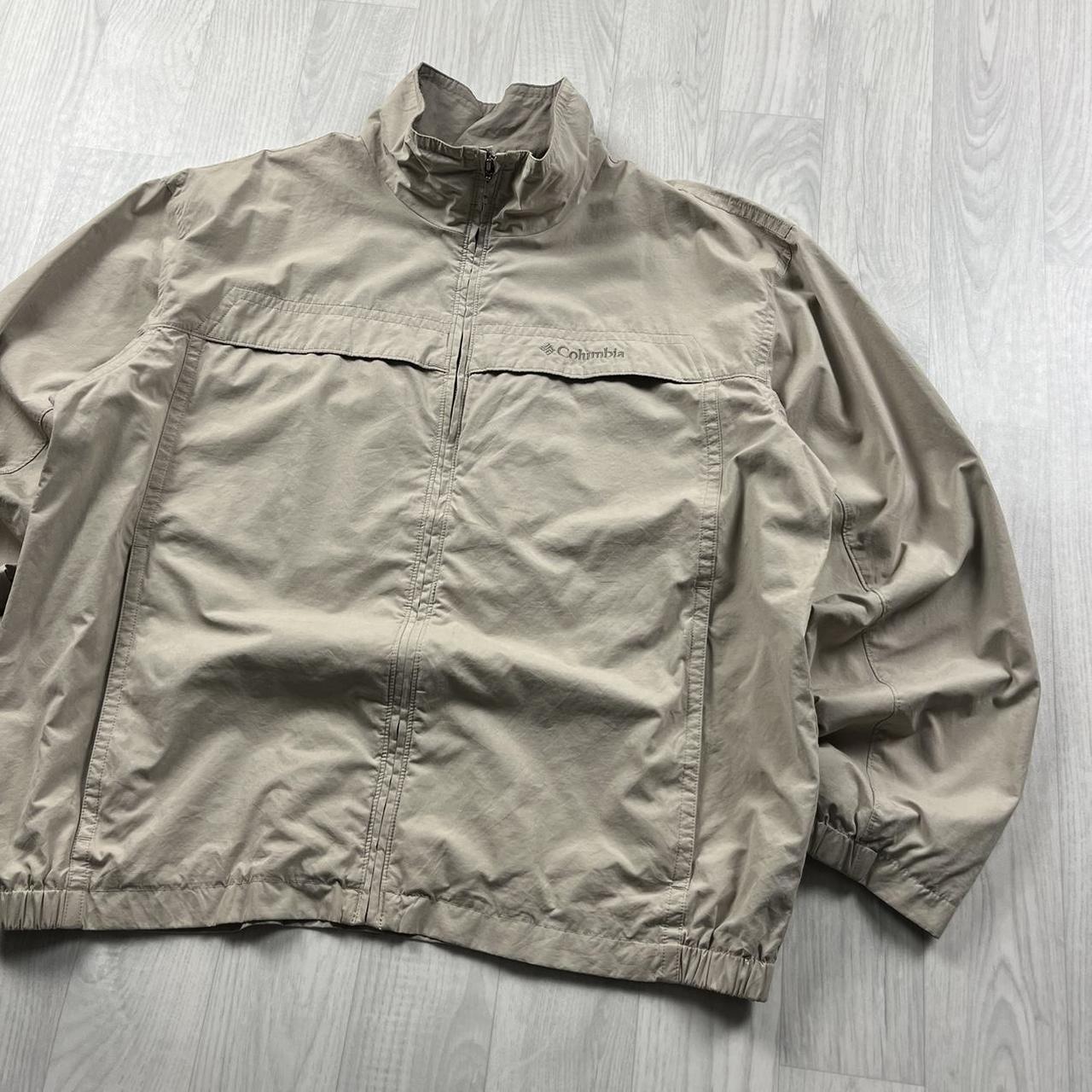 VINTAGE 00s COLUMBIA LIGHTWEIGHT JACKET BEIGE