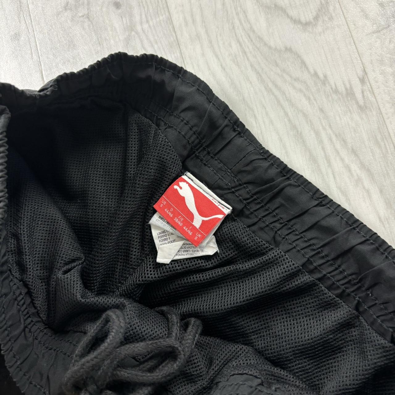 VINTAGE Y2K PUMA BAGGY TRACKSUIT BOTTOMS BLACK