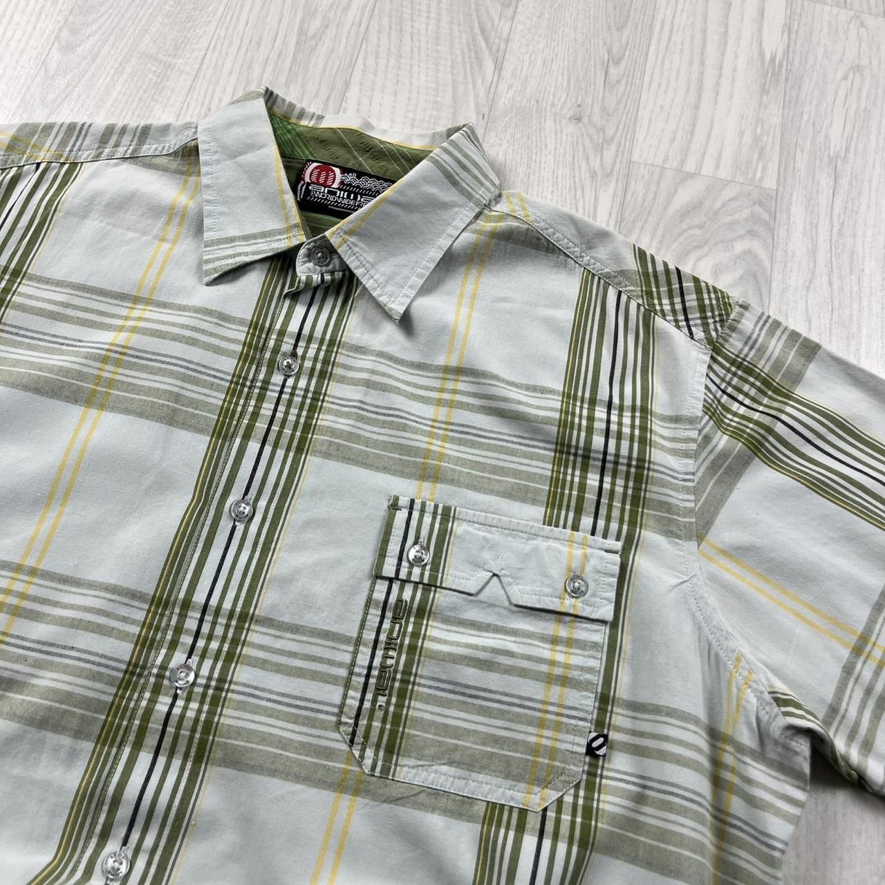 VINTAGE Y2K ANIMAL CHECKERED SHORT SLEEVE SHIRT MULTI