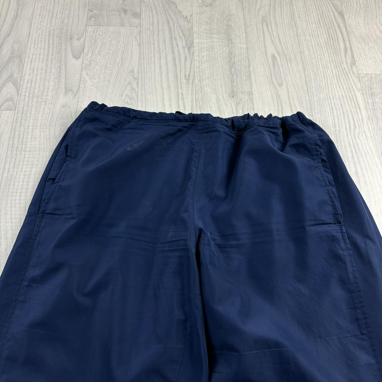 VINTAGE Y2K ADIDAS BAGGY TRACKSUIT BOTTOMS NAVY