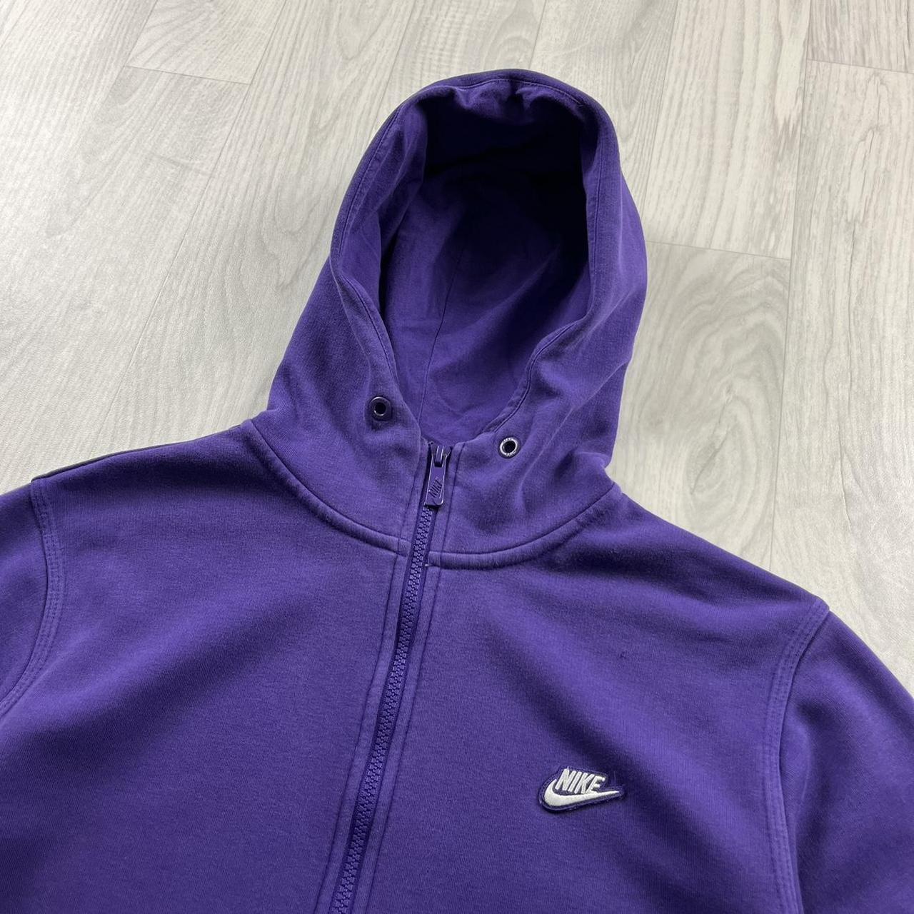 VINTAGE Y2K NIKE ZIP HOODIE PURPLE