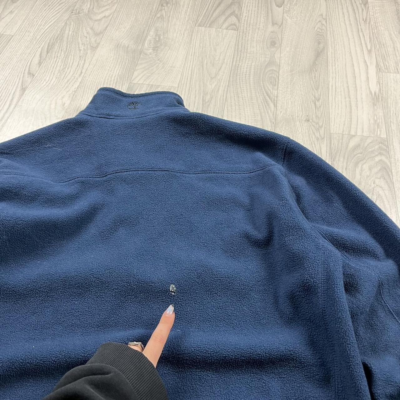 VINTAGE Y2K TIMBERLAND QUARTER ZIP FLEECE SWEATSHIRT NAVY