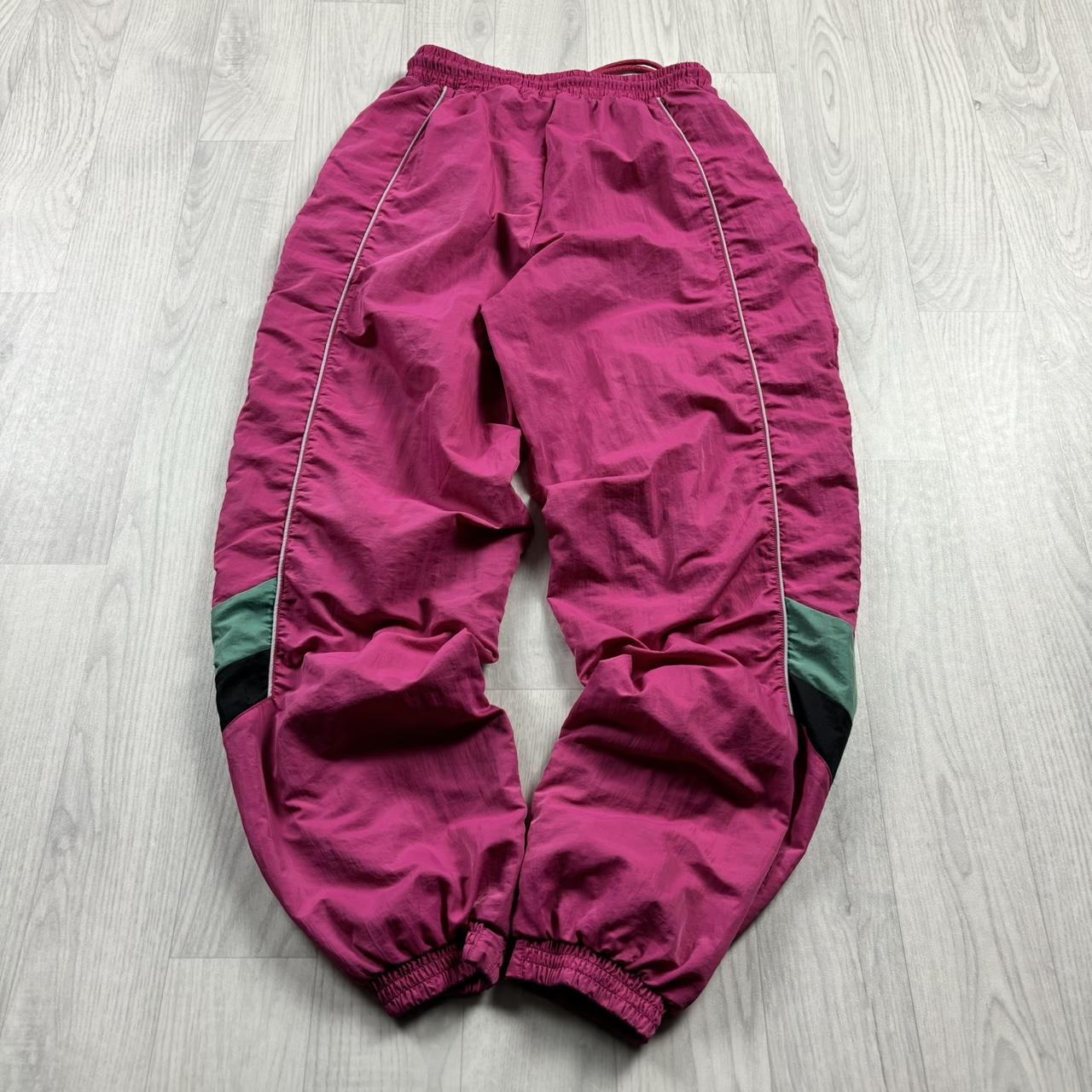 ADIDAS BAGGY TRACKSUIT BOTTOMS PINK