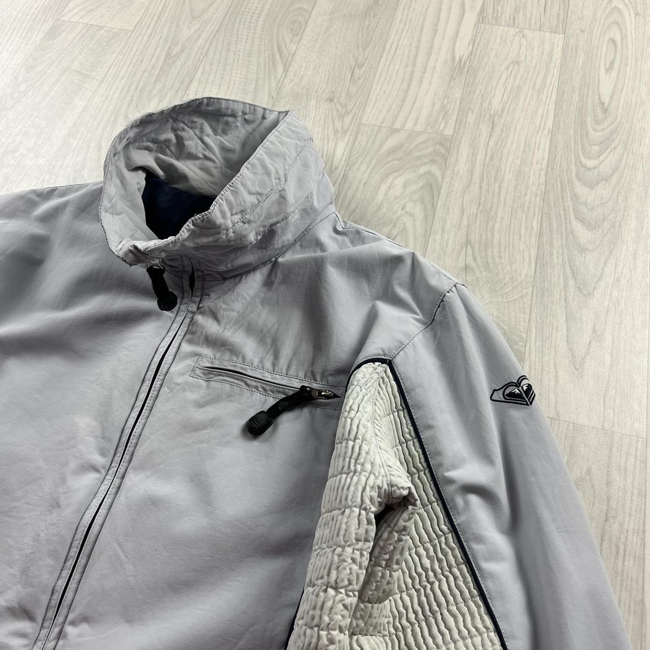 VINTAGE 00s QUIKSILVER TECHNICAL SKI JACKET LILAC WHITE