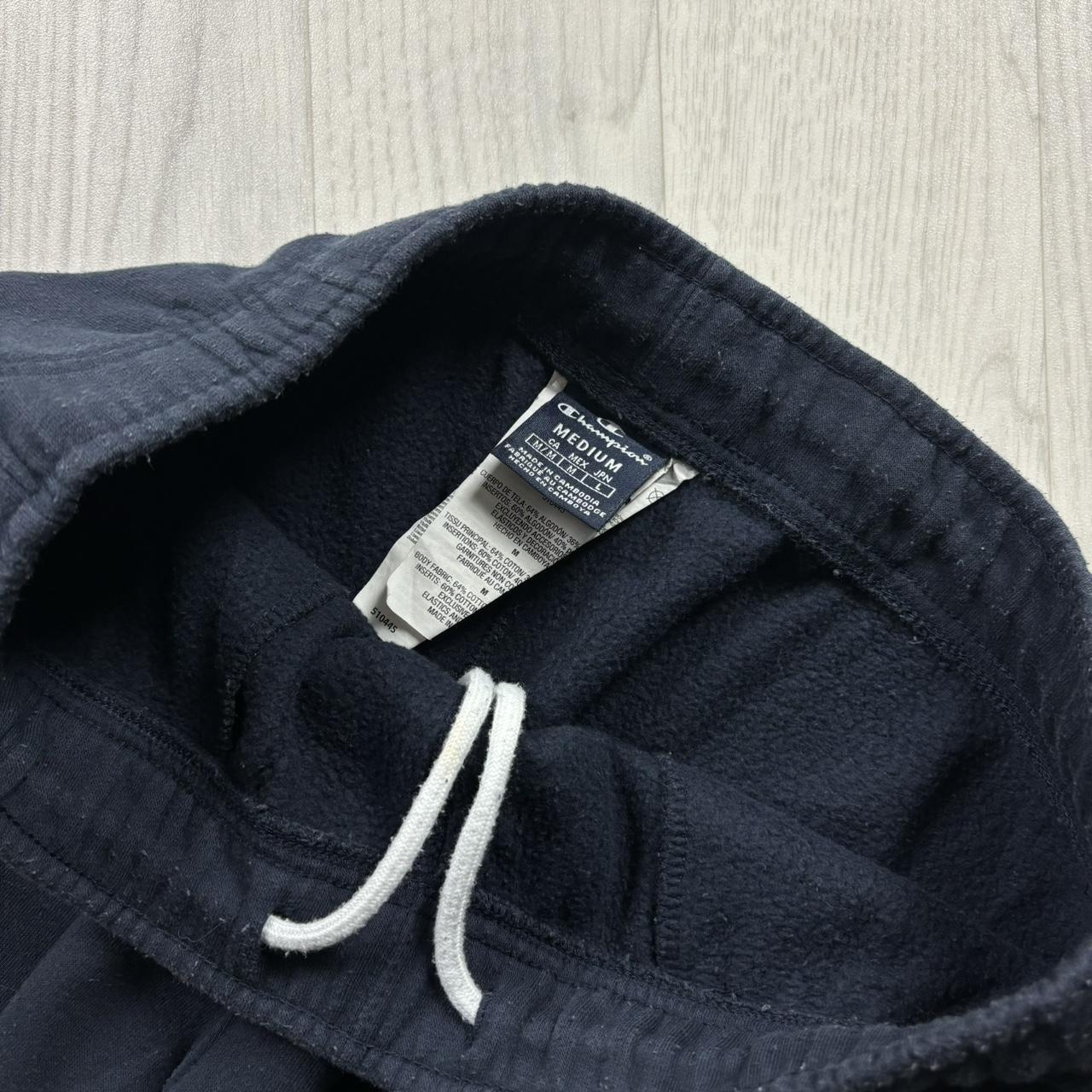 VINTAGE 00s CHAMPION STRAIGHT LEG COTTON SWEATPANTS NAVY