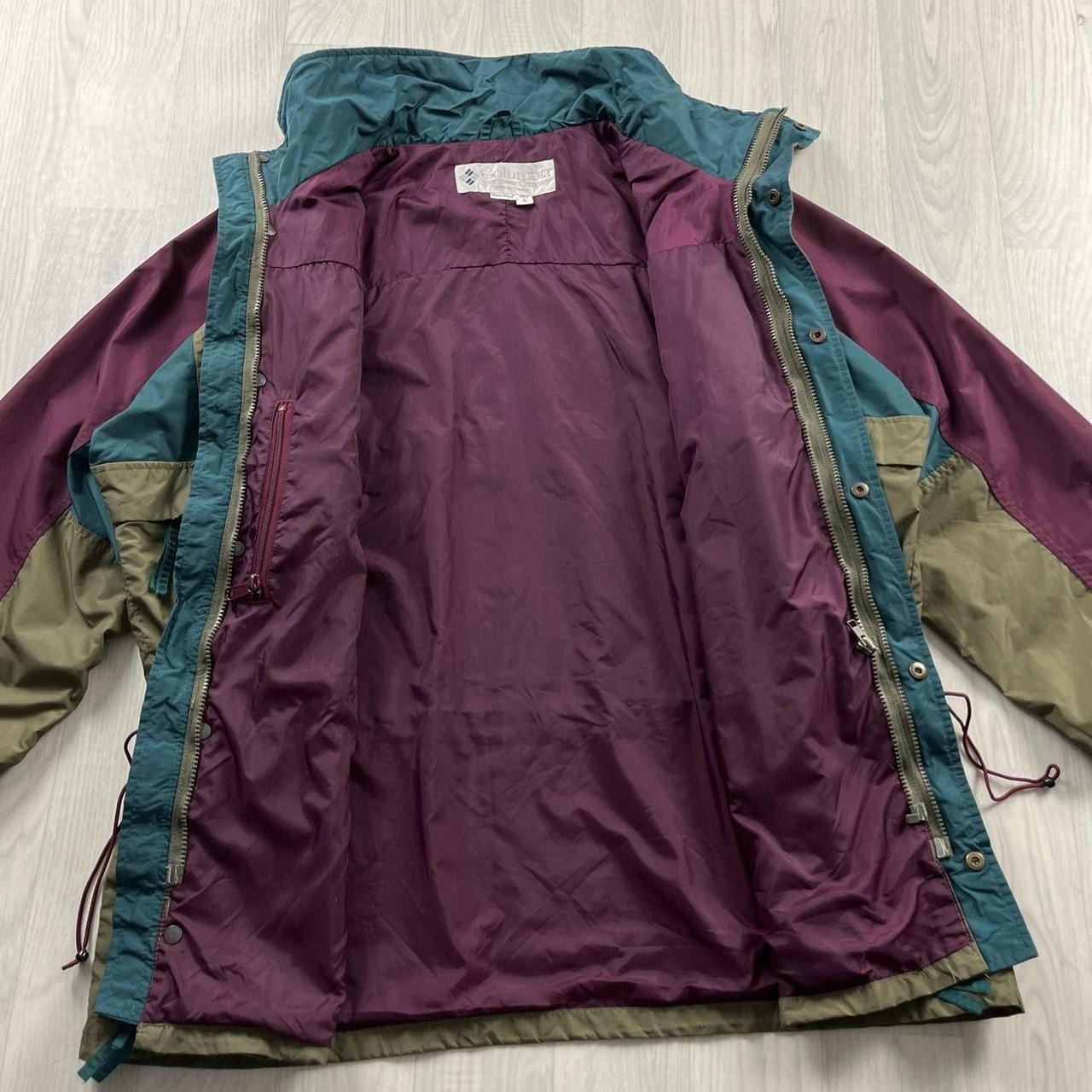 VINTAGE 00s COLUMBIA TECHNICAL HEAVY JACKET KHAKI