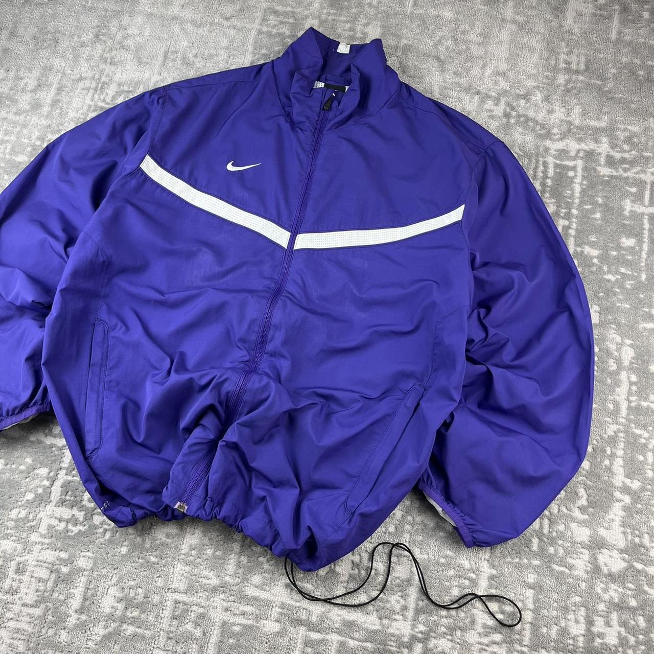 VINTAGE Y2K NIKE TECHNICAL WINDBREAKER SPORTY TRACKSUIT SET PURPLE
