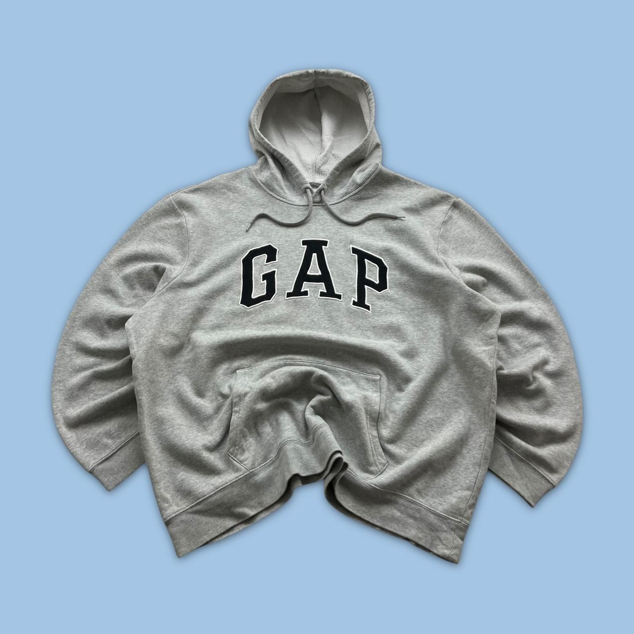 VINTAGE Y2K GAP HOODIE GREY