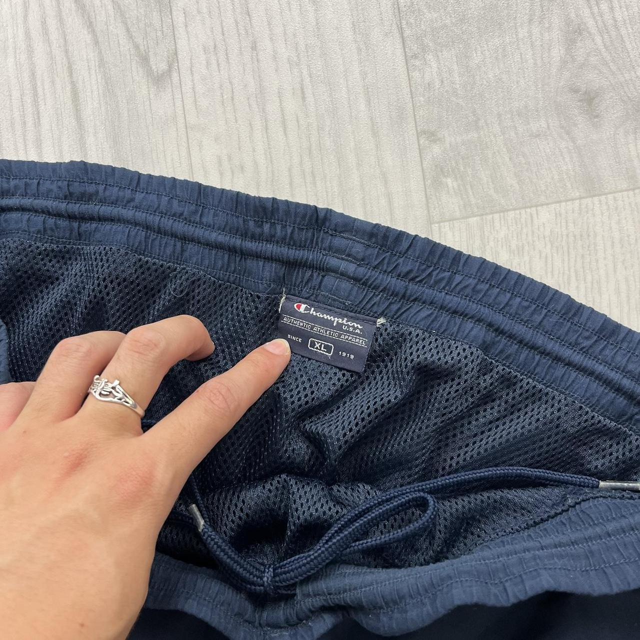 VINTAGE Y2K CHAMPION BAGGY TRACKSUIT BOTTOMS NAVY