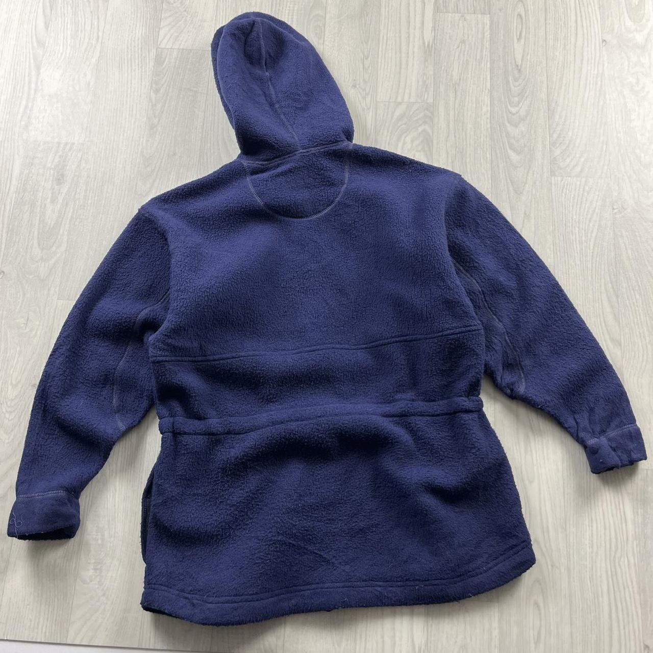 VINTAGE Y2K COLUMBIA ZIP UP SKI FLEECE HOODIE NAVY