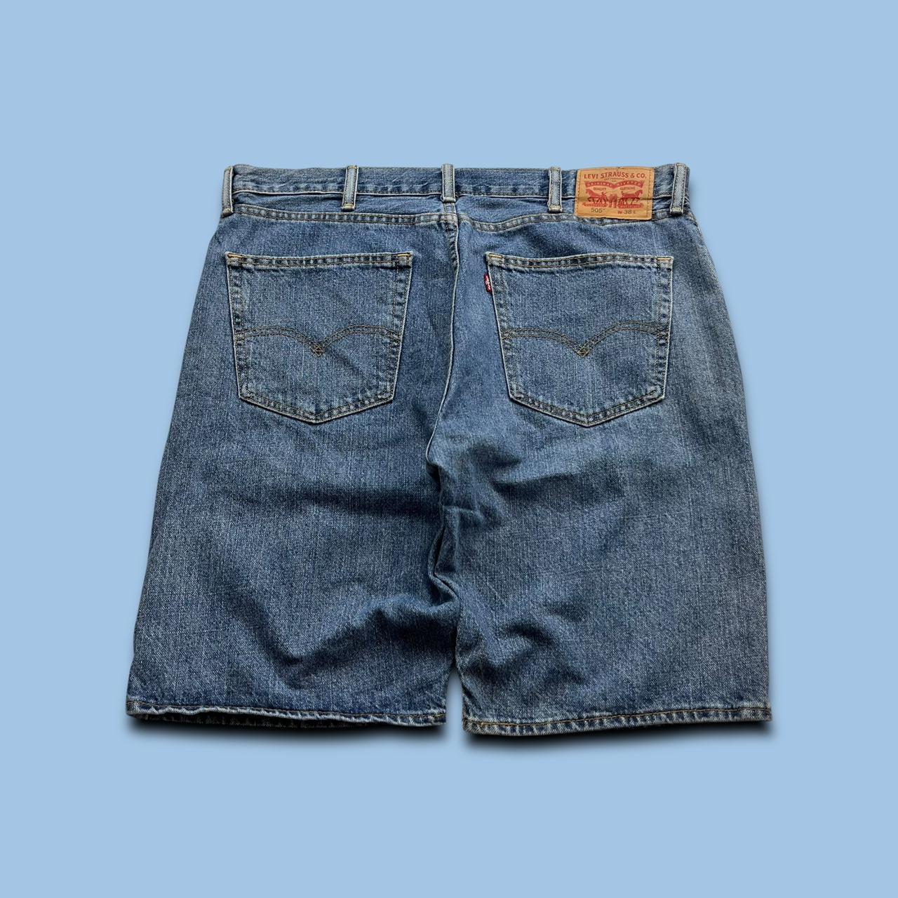 VINTAGE Y2K LEVIS 505 JORTS BLUE