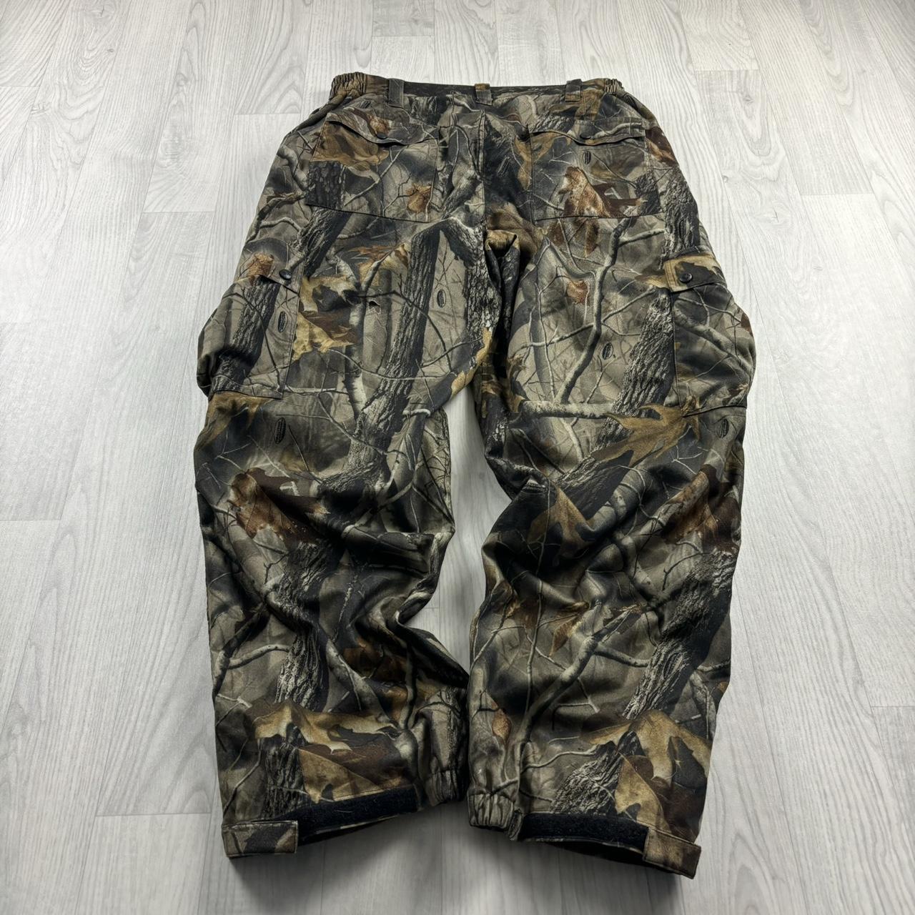 VINTAGE REALTREE INSULATED BAGGY CAMO CARGO PANTS