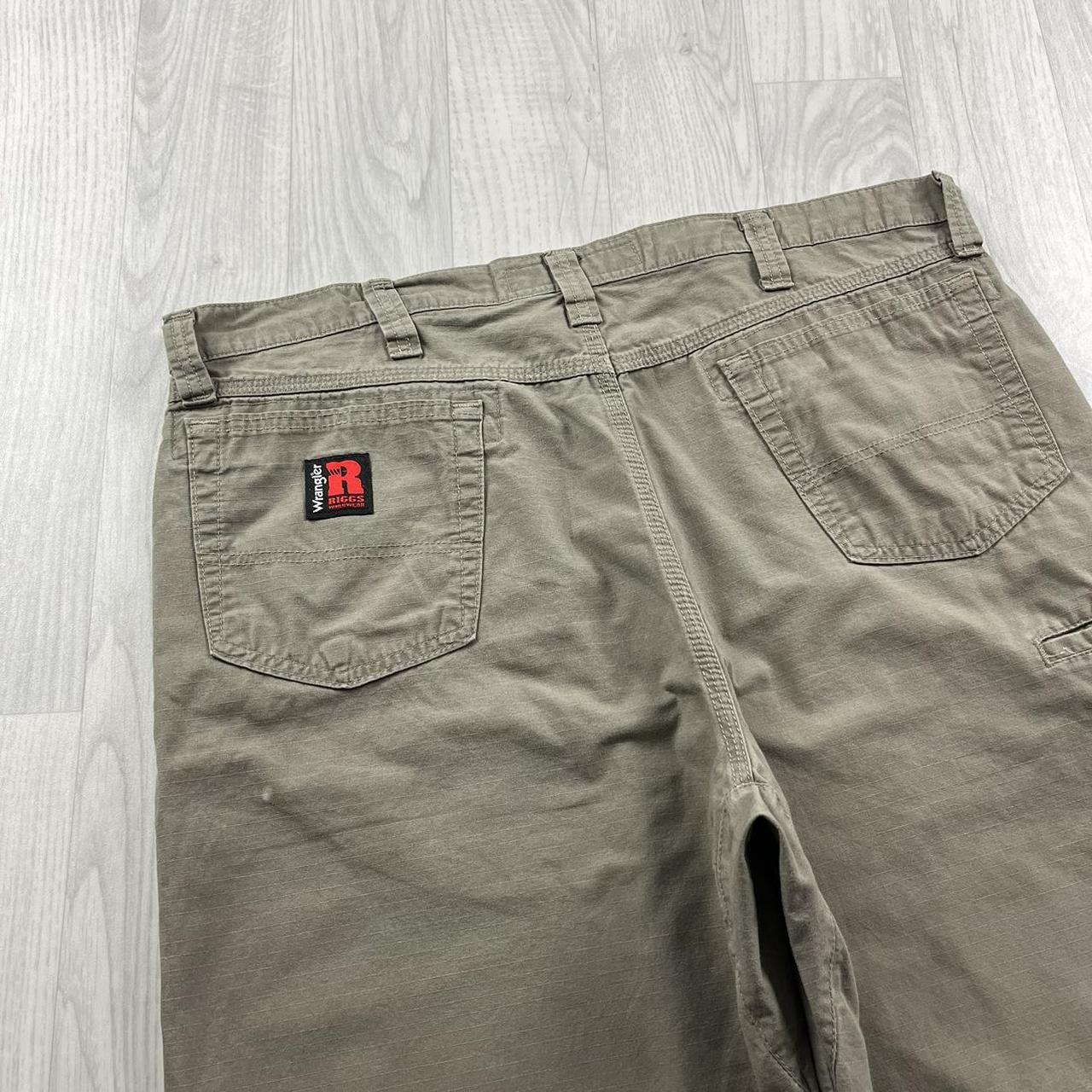 VINTAGE WRANGLER BAGGY CARPENTER JORTS BEIGE (38w)