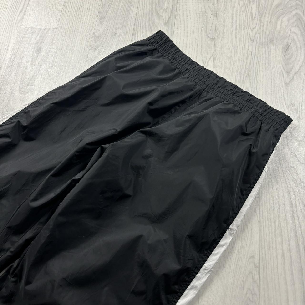 VINTAGE Y2K FILA BAGGY SHELL TRACKSUIT BOTTOMS BLACK