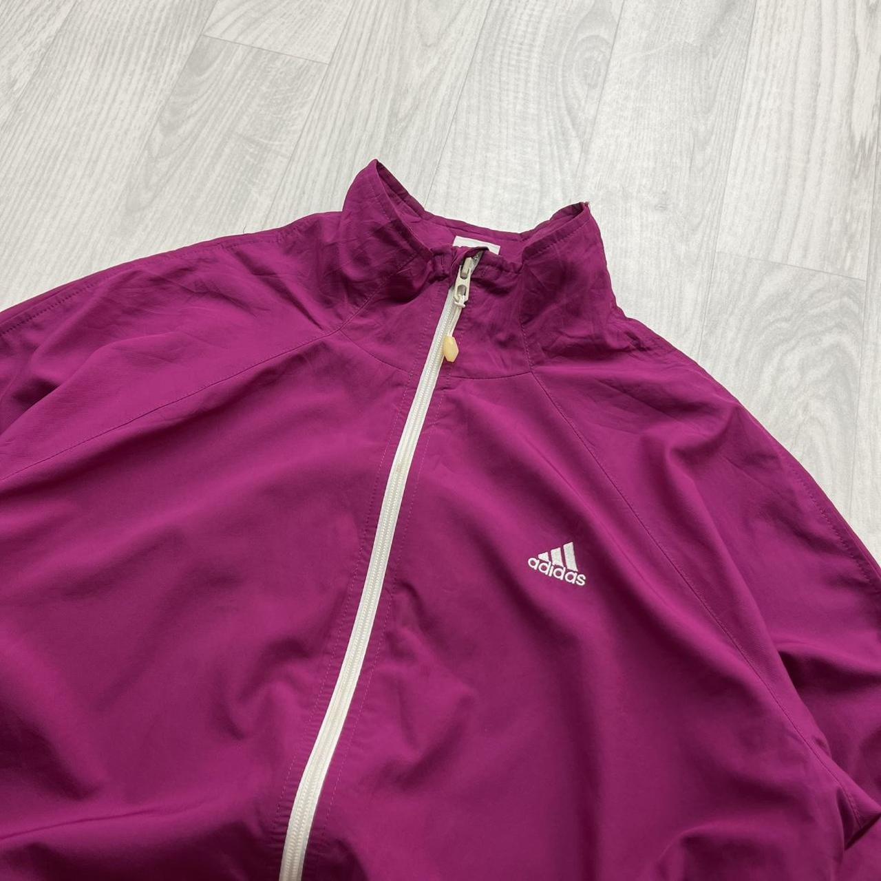 VINTAGE Y2K ADIDAS WINDBREAKER TRACK JACKET PINK