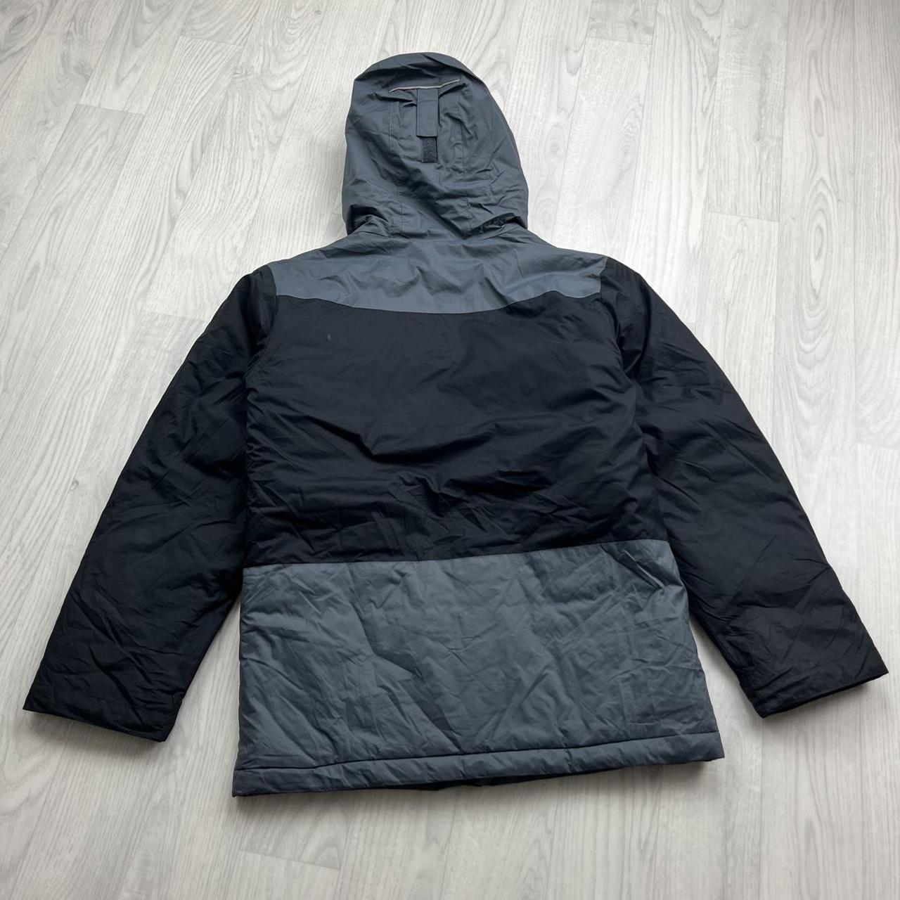 VINTAGE 00s COLUMBIA HOODED JACKET BLACK GREY