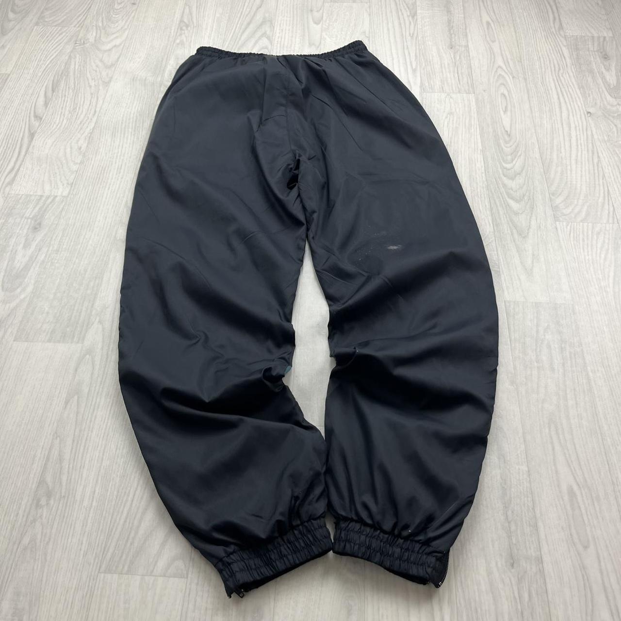 VINTAGE Y2K UMBRO BAGGY TRACKSUIT BOTTOMS BLACK