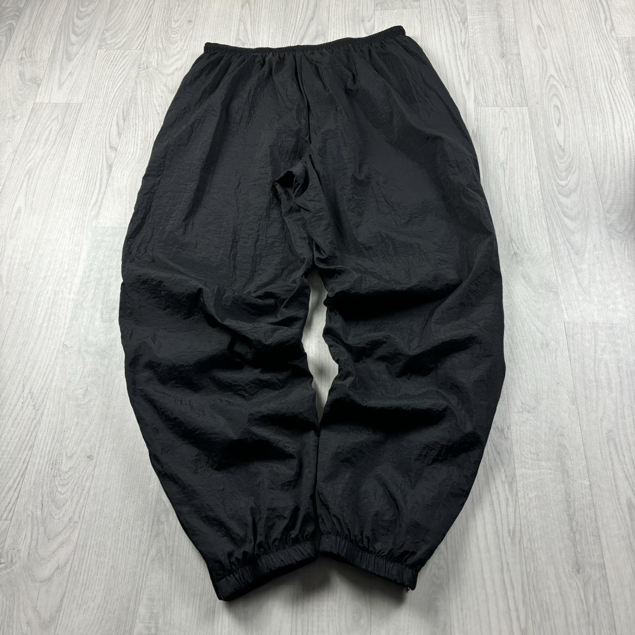 VINTAGE 90s NIKE BAGGY TRACKSUIT BOTTOMS BLACK