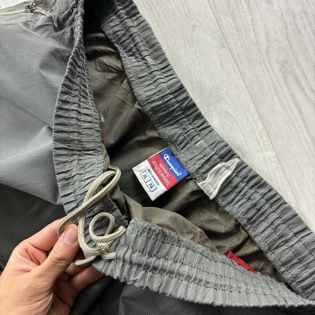 VINTAGE Y2K CHAMPION BAGGY TRACKSUIT BOTTOMS GREY