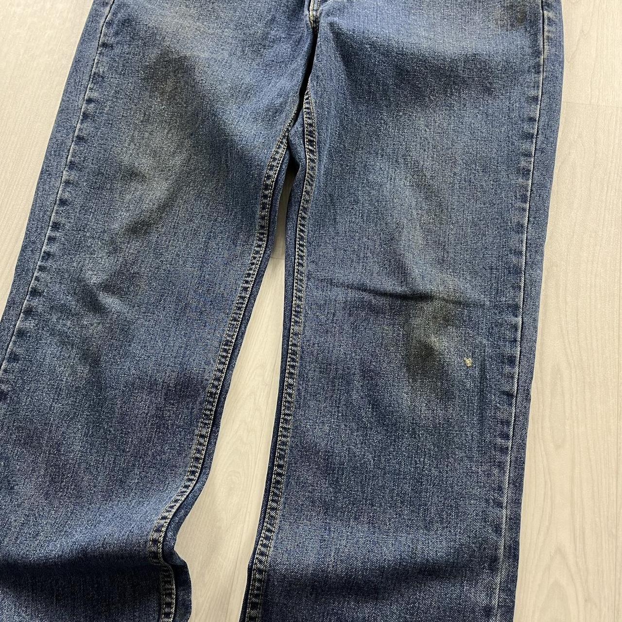 VINTAGE LEVIS 514 RED TABS STRAIGHT LEG JEANS BLUE