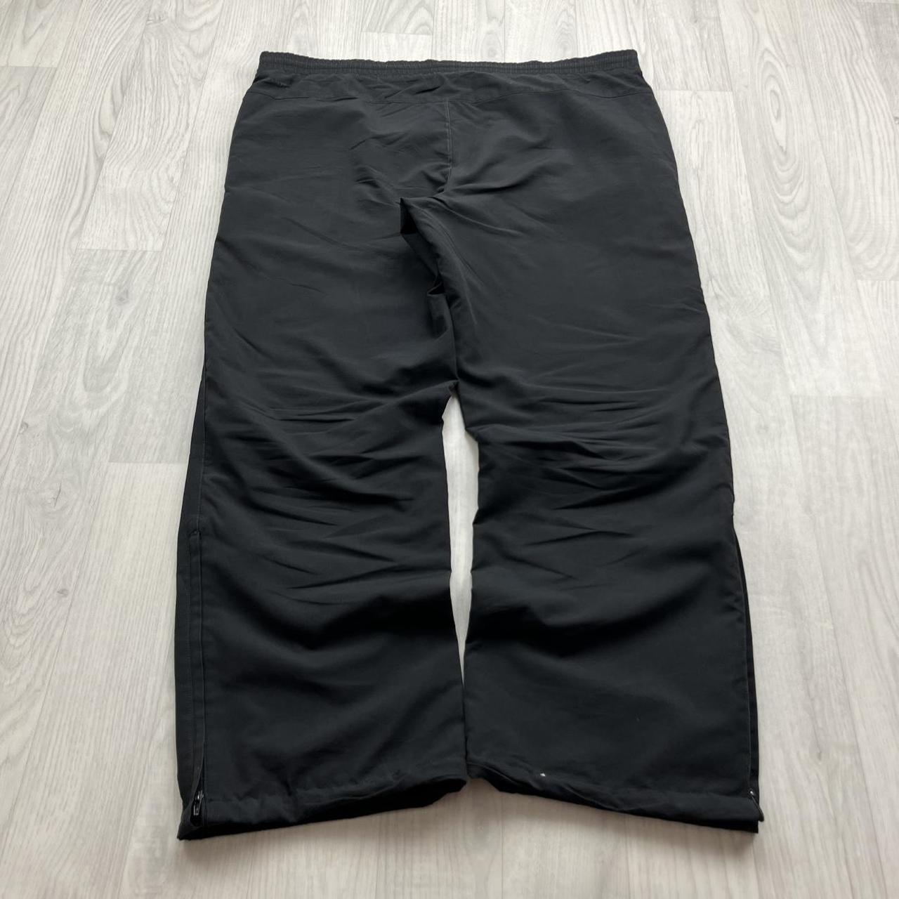 VINTAGE Y2K ADIDAS BAGGY TRACKSUIT BOTTOMS BLACK