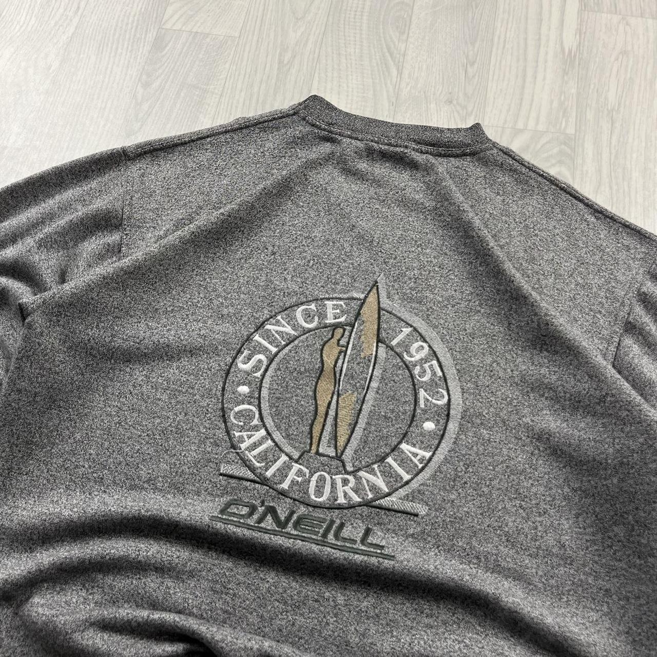 VINTAGE Y2K ONEILL GRAPHIC SWEATSHIRT GREY