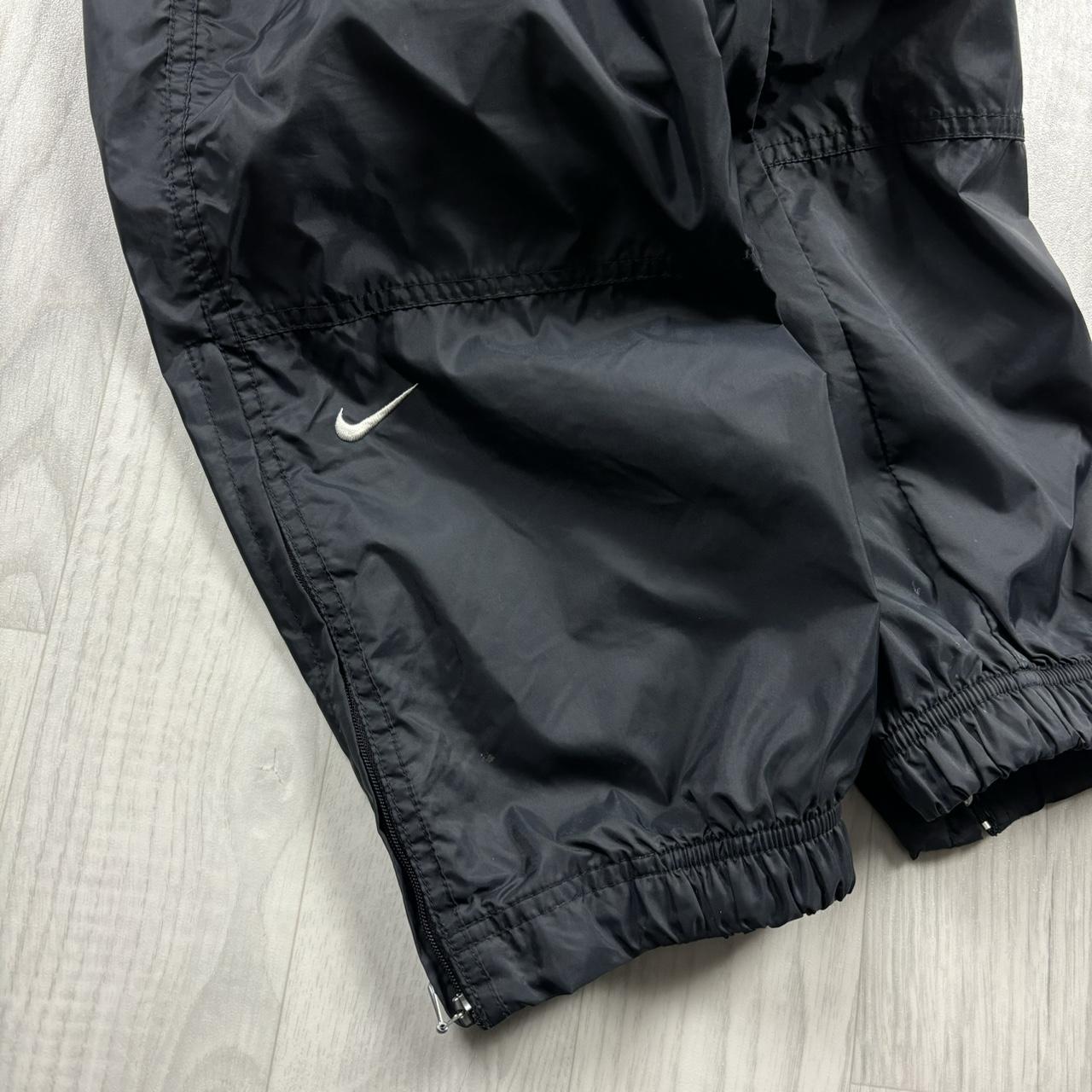 VINTAGE 90s NIKE BAGGY TRACKSUIT BOTTOMS BLACK