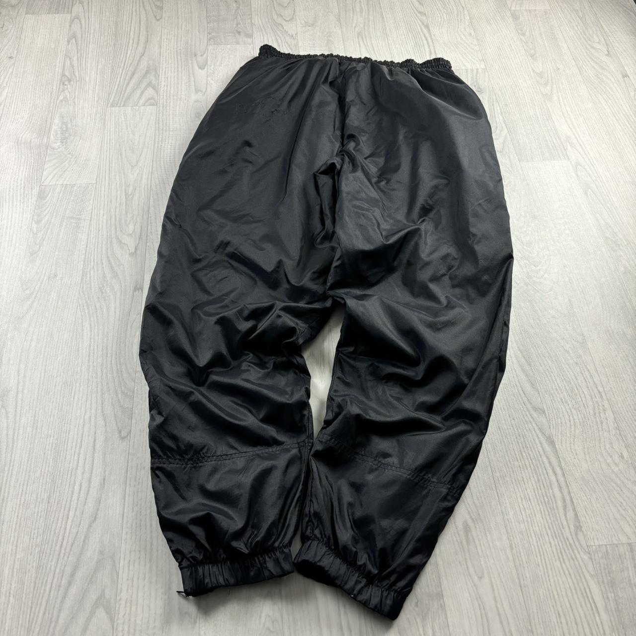 VINTAGE 90s NIKE BAGGY TRACKSUIT BOTTOMS BLACK