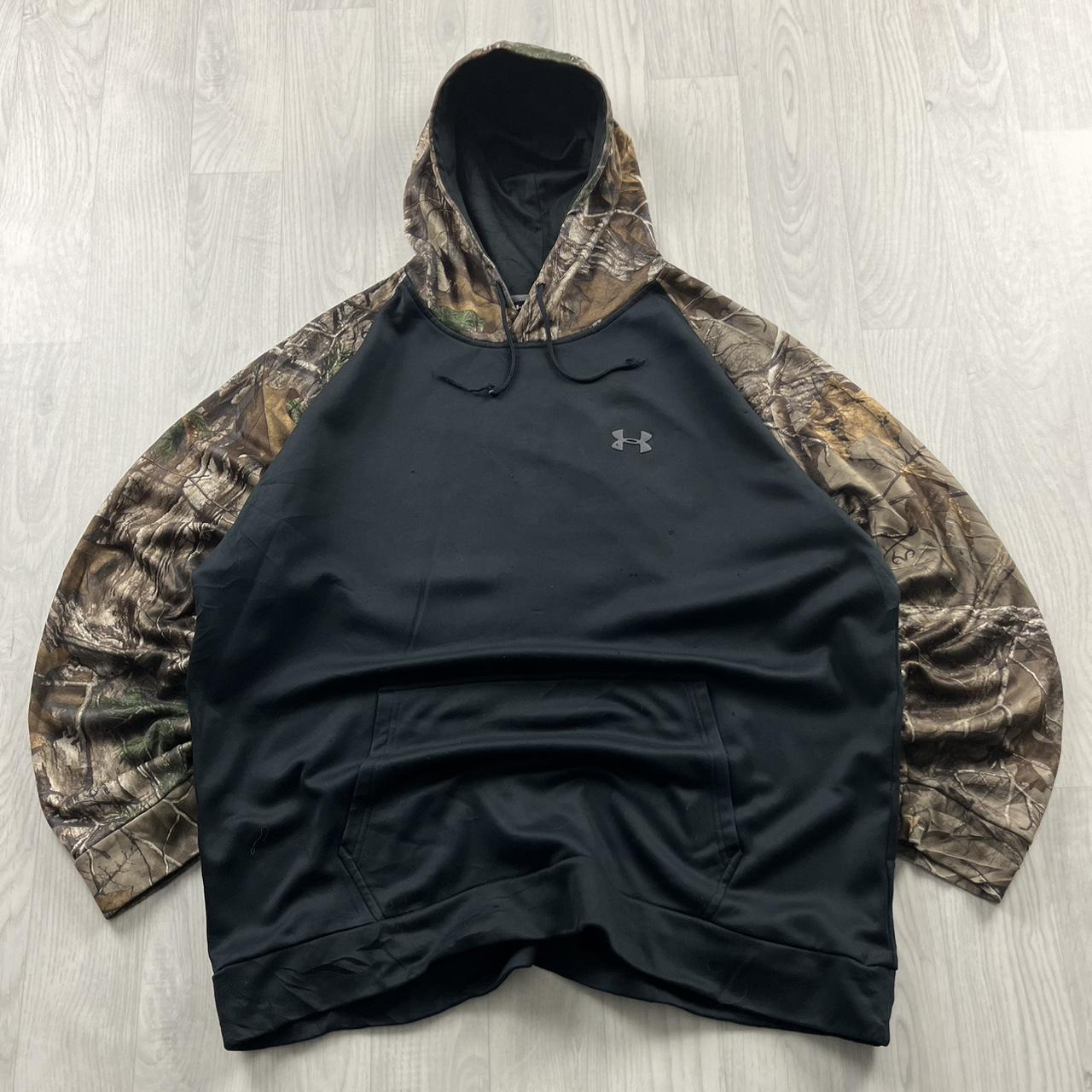 VINTAGE UNDER ARMOUR REALTREE HOODIE CAMO BLACK