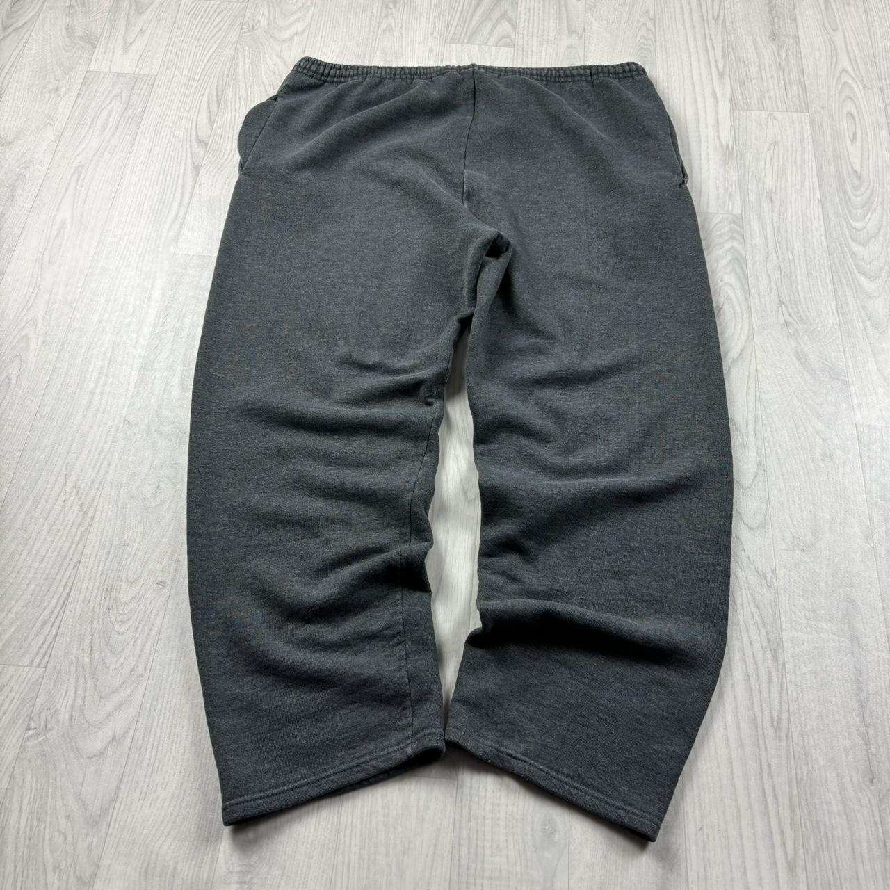 VINTAGE RUSSELL ATHLETIC BAGGY COTTON SWEATPANTS CHARCOAL GREY