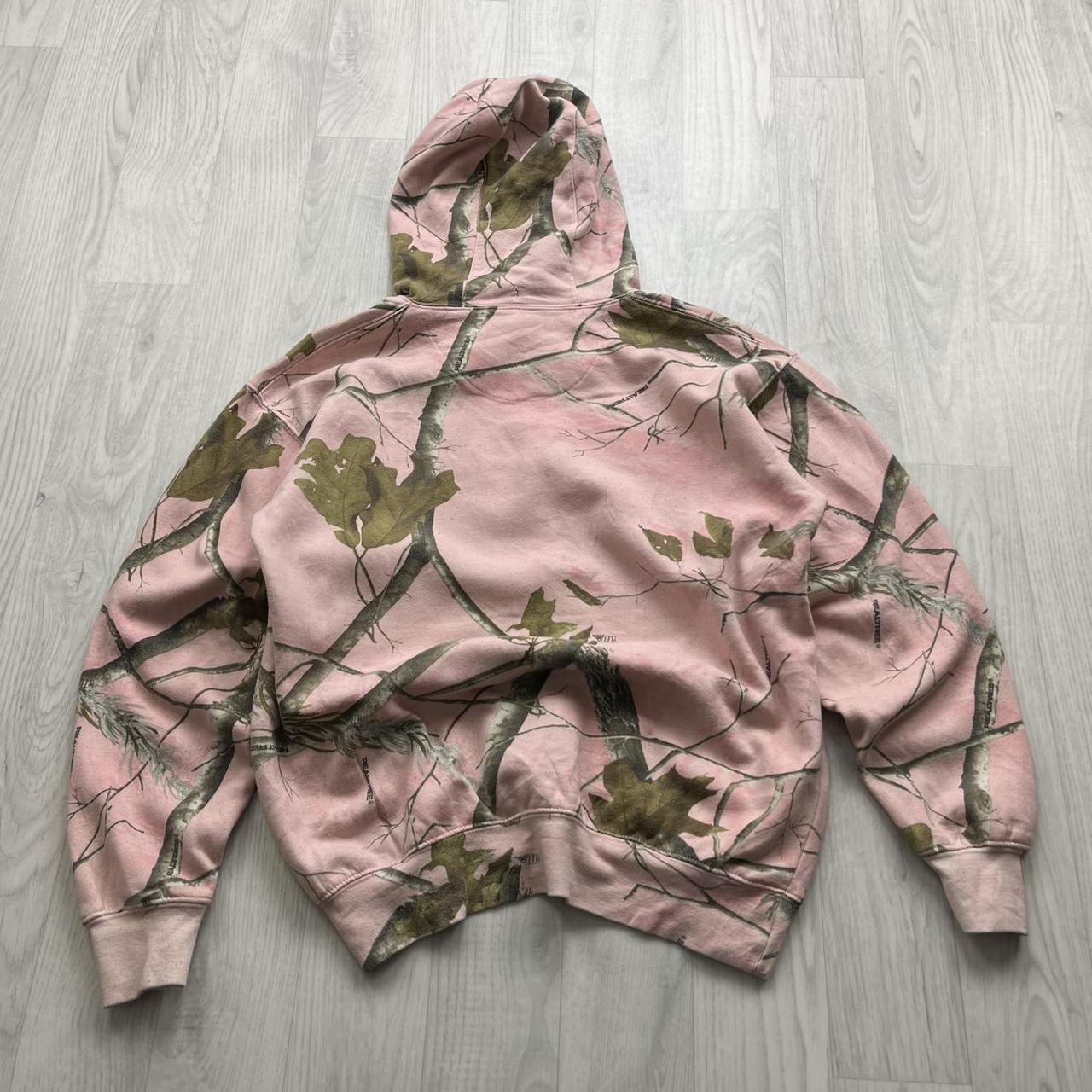 VINTAGE CABELAS REALTREE HOODIE CAMO PINK