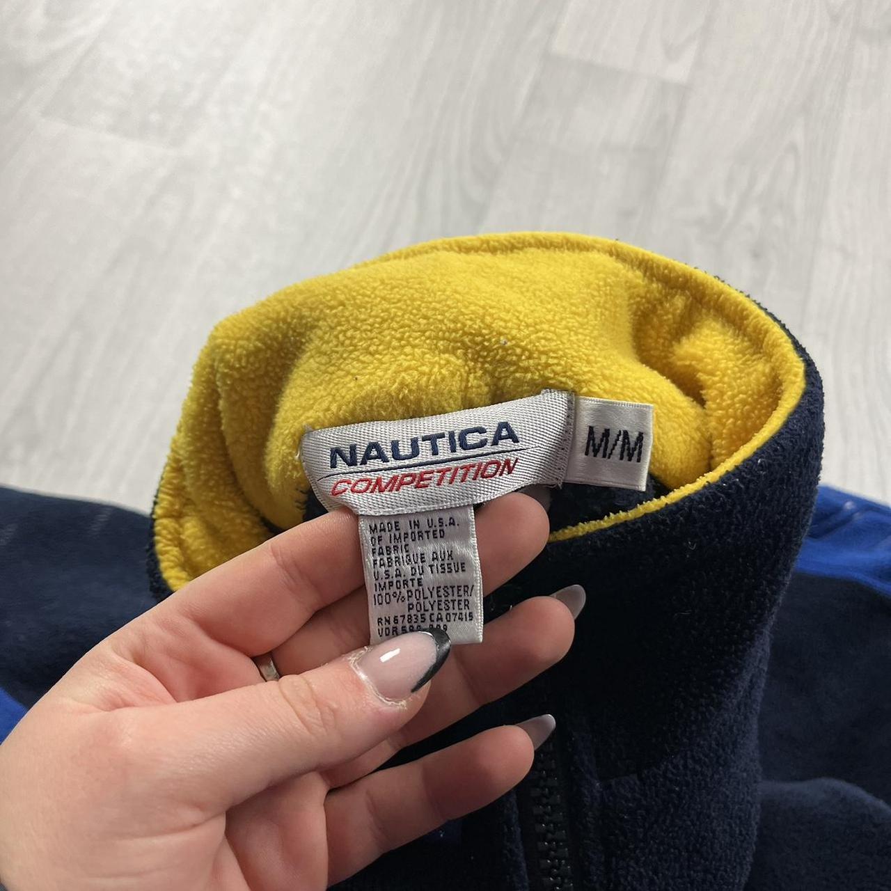 VINTAGE Y2K NAUTICA QUARTER ZIP FLEECE SWEATSHIRT NAVY