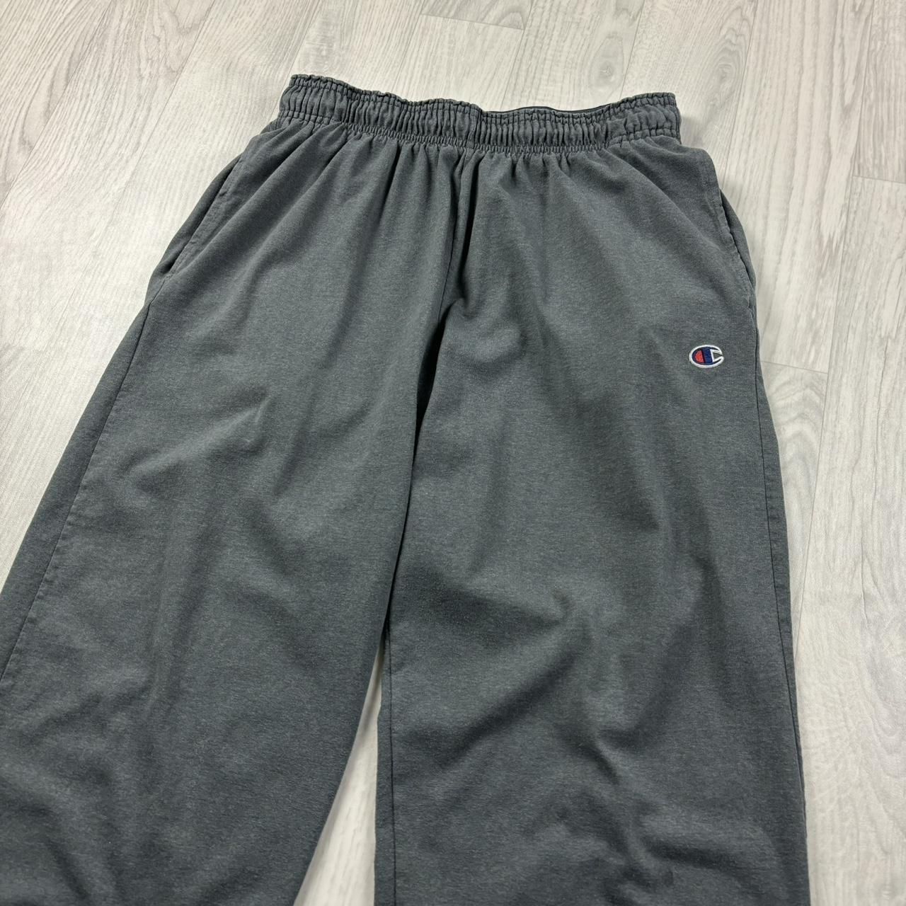 VINTAGE 00s CHAMPION BAGGY LIGHTWEIGHT SWEATPANTS GREY
