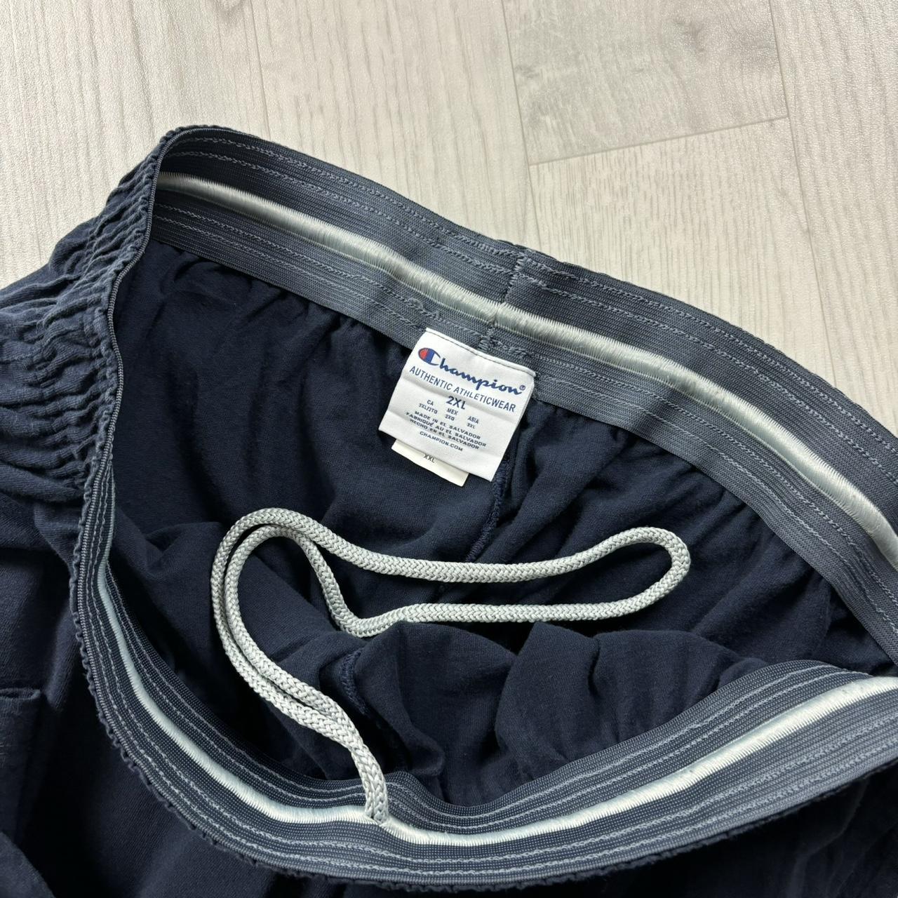 VINTAGE 00s CHAMPION WIDE LEG LIGHTWEIGHT SWEATPANTS NAVY
