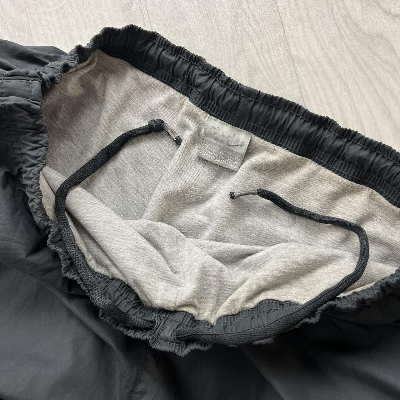 VINTAGE Y2K NIKE BAGGY TRACKSUIT BOTTOMS CHARCOAL GREY