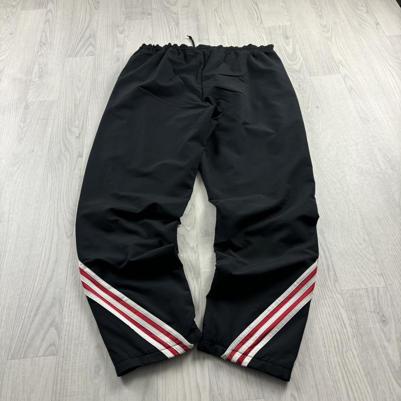 VINTAGE Y2K ADIDAS BAGGY TRACKSUIT BOTTOMS BLACK