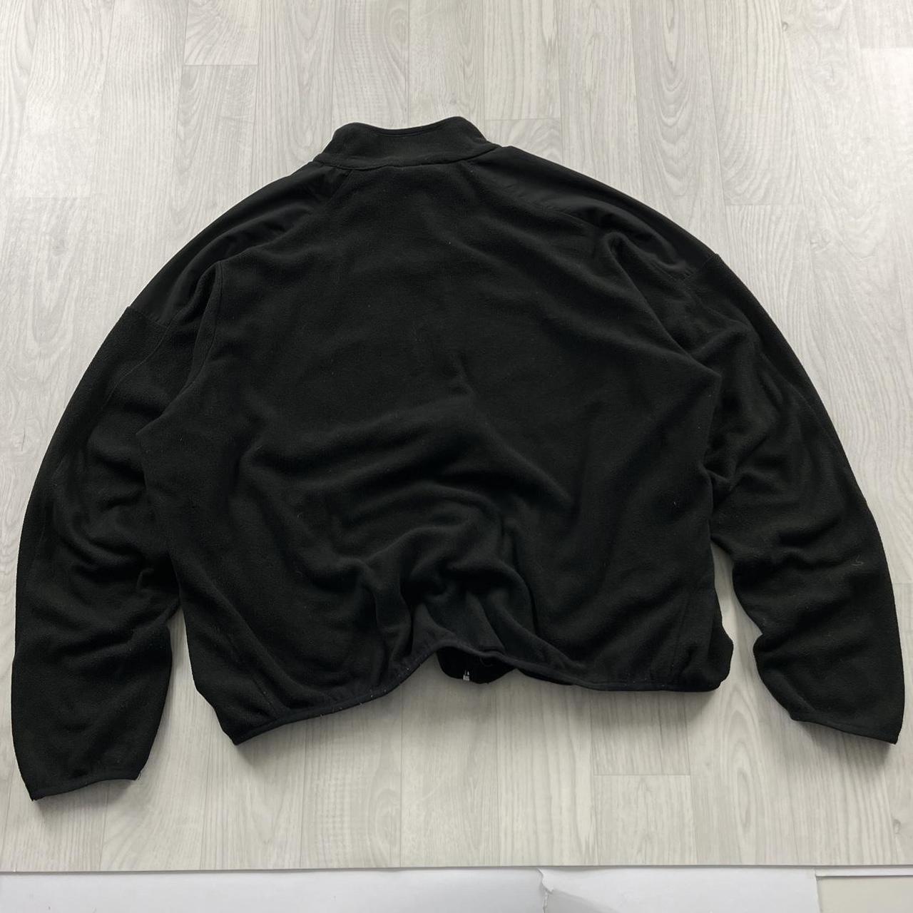 VINTAGE Y2K CHAMPION ZIP UP FLEECE BLACK