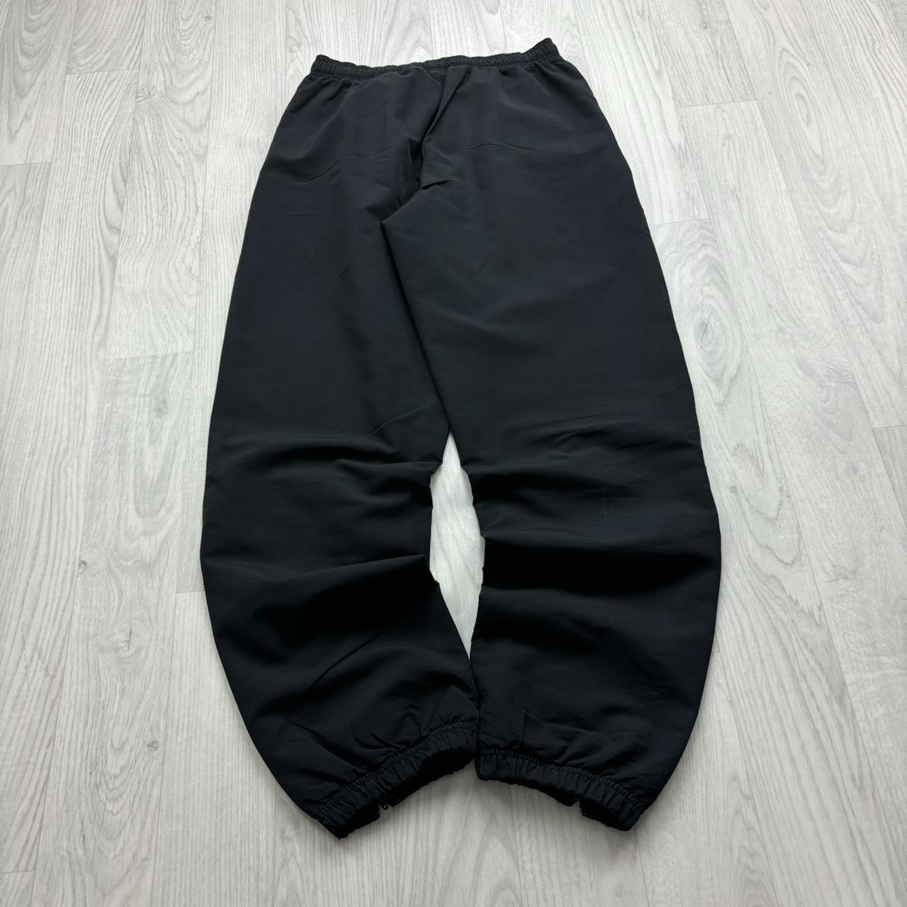 VINTAGE Y2K REEBOK BAGGY TRACKSUIT BOTTOMS BLACK