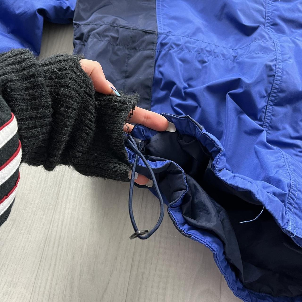 VINTAGE 00s COLUMBIA TECHNICAL HOODED HEAVY JACKET BLUE