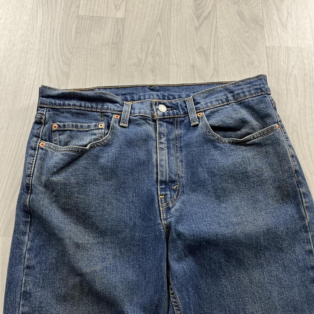 VINTAGE LEVIS 514 RED TABS STRAIGHT LEG JEANS BLUE