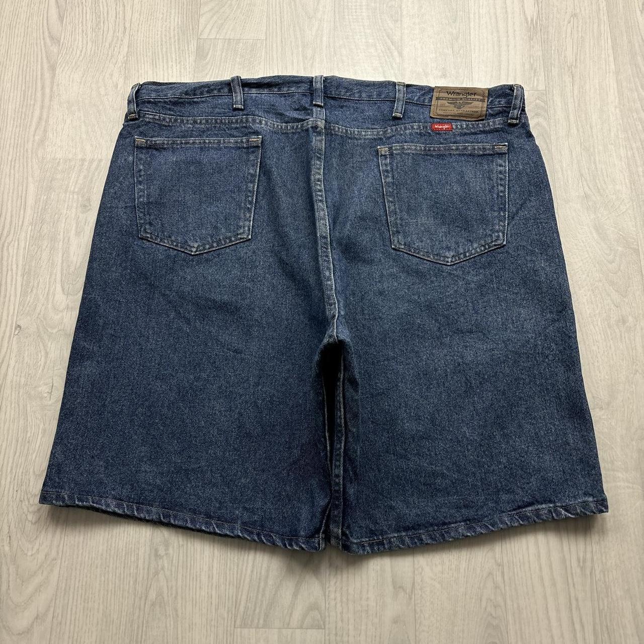 VINTAGE 00s WRANGLER BAGGY LOOSE JORTS BLUE