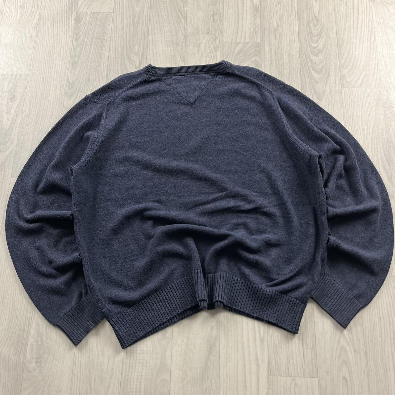 VINTAGE Y2K TOMMY HILFIGER KNITTED JUMPER NAVY